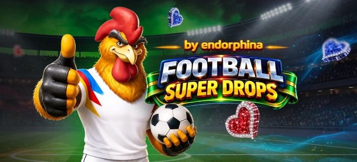 ⚽ Football Super Drops – Endorphina slotlarında 25.000 anlık ödül!